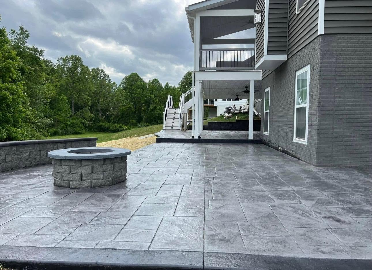 Backyard patio
